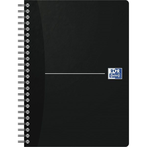 Quaderno A Spirale Oxford "Smart Black"", Din A5, A Scacchi, Cartoncino"-image