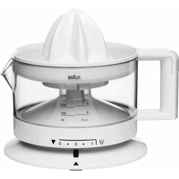 Braun Tributecollection Cj 3000 Spremiagrumi Elettrico 0,35 L 20 W Trasparente, Bianco-image