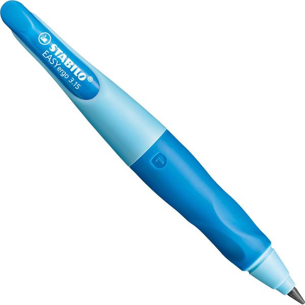 Stabilo® B-46867-3 Matita Meccanica Ergonomica Per Imparare A Scrivere Easyergo 3.15, Blu Chiaro/Blu Scuro, L-image
