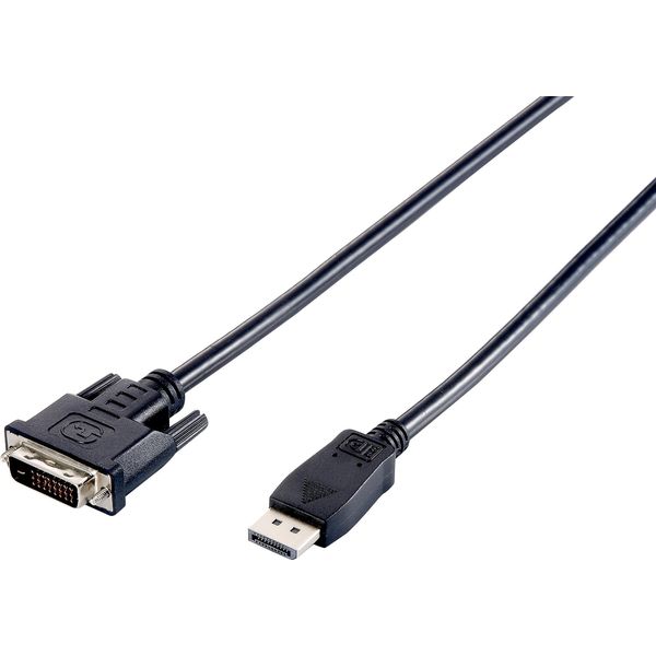 Equip 119336 Equip Displayport->Dvi(24+1) St/St 2.0M 1920X1200/60Hz Sw Polybeutel-image