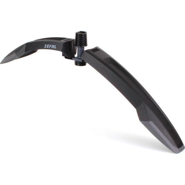 ZéFal 2500 Parafango Ruota Anteriore Deflector FM60 26', Circa 60-73 Mm, Con Spoiler, Nero/Grigio-image