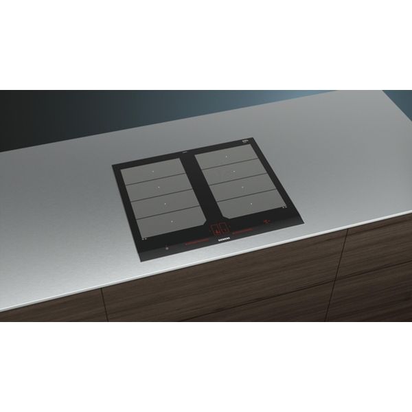 Siemens Iq700, Piano Cottura A Induzione, 60 Cm, Nero, Con Cornice Sul Piano, EX675LXC1E-image