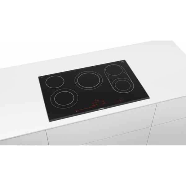 Bosch PKM875DP1D - Piano Cottura In Vetroceramica - Acciaio Inox/Nero-image