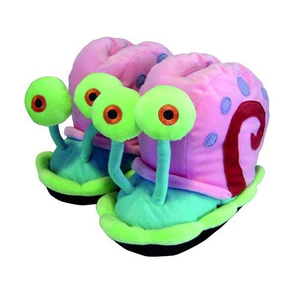 Spongebob / Squarepants - Pantofole Gary In Peluche 3D, Numero Di Scarpe: 39/40-image