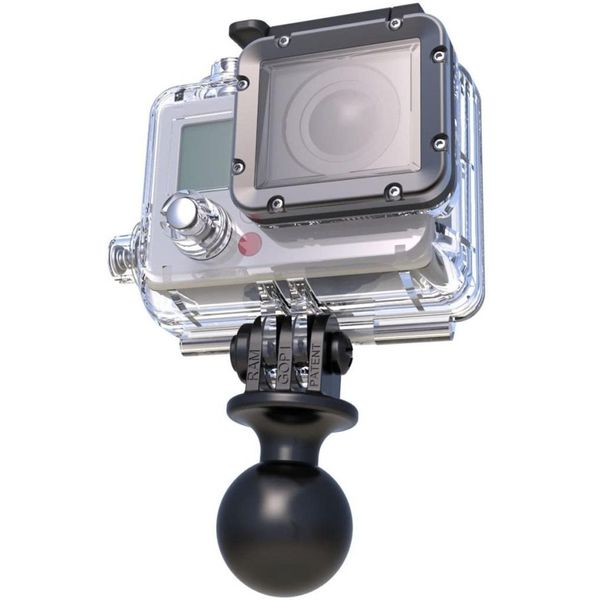 Adattatore Ram Mounts Per Videocamere Gopro Hero Da Esterno Con Perno A Sfera Da 1", RAP-B-202U-GOP1"-image