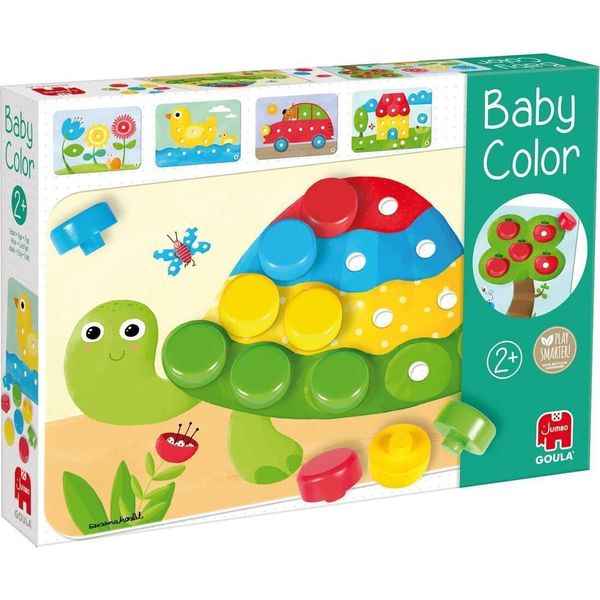 Jumbo Spiele Goula Baby Colour, Imparare I Colori, Giocattolo In Legno, Gioco Educativo, Giocattolo In Legno, 53140-image
