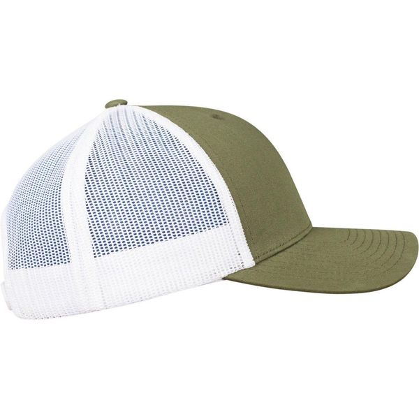 Flexfit 6606T | Cappello / Berretto / Cappello Retro Trucker 2-Tone - Colore: Buck/White - Taglia: Unica-image