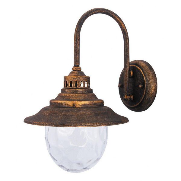 Lampada Da Parete Classica Per Esterni 1Xe27 Barcelona Oro Antico 8677 Rabalux-image