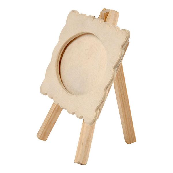 Creativ Company Portafoto In Legno Su Asino, 13,2X11,5 Cm-image