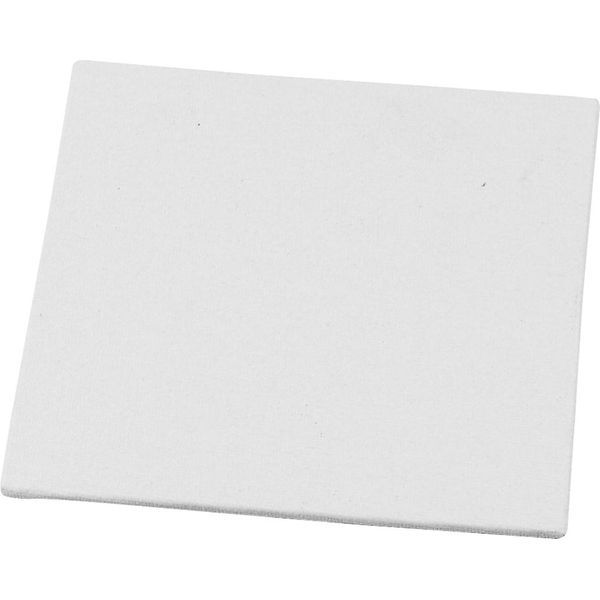 Pannello Di Tela 12,5 X 12,5 X 0,3 Cm, Ciascuno Bianco-image