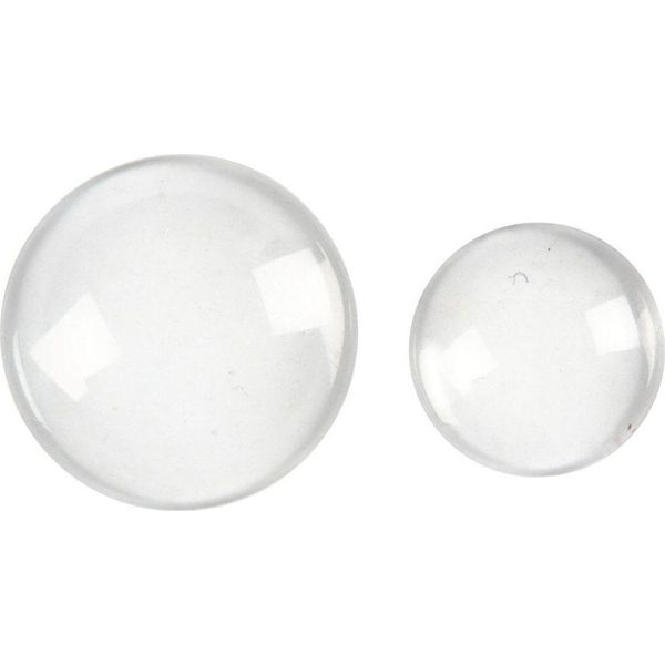 Creativ Company Cabochon Rotondi Con Retro Piatto, 8..-image