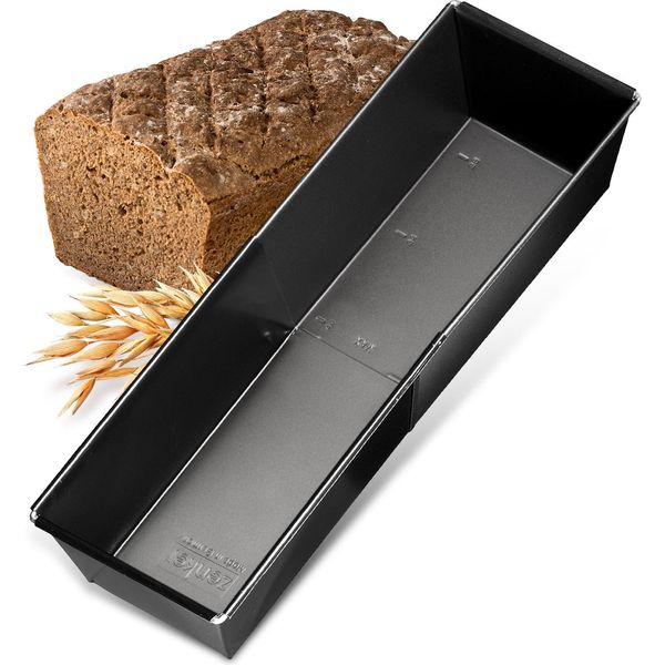 Zenker Teglia Universale Per Pane Estensibile 28-40 Cm Pure, Tortiera Con Rivestimento Antiaderente, Teglia Di Alta Qualità (Colore: Nero)-image