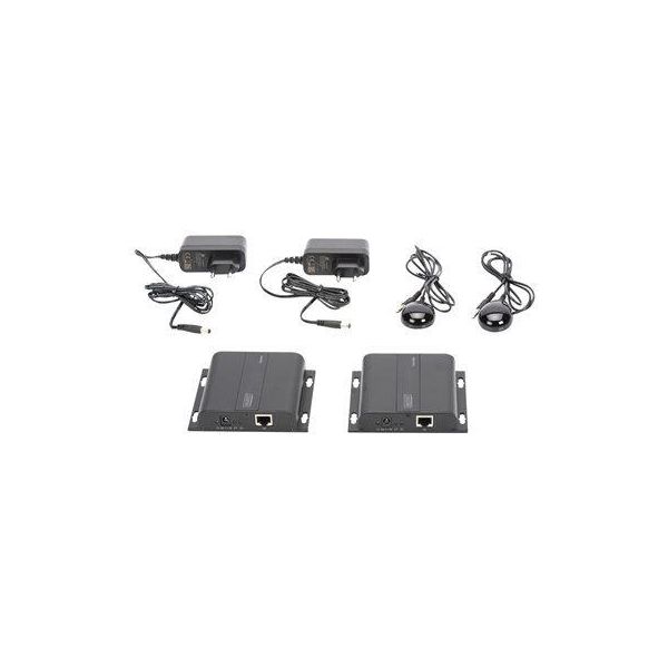 Digitus DS-55122 Digitus 4K Hdmi Extender Set Via Cat / Ip, Nero-image