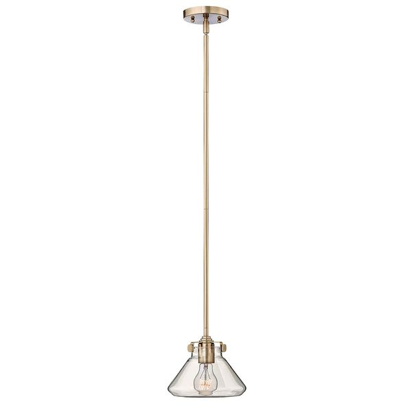Lampada A Sospensione Congress In Caramello Spazzolato 1Xe27 60W Hinkley-image