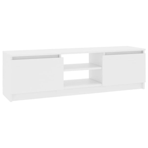 Mobile Tv Vidaxl Bianco 120X30X35,5 Cm Materiale A Base Di Legno-image