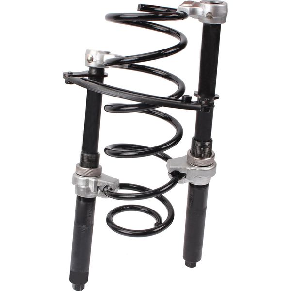 Cclife 2 Pezzi Compressore Molla Auto Set Abbassamento Universale Puntone Strumento Di Tensionamento 1.2T-image