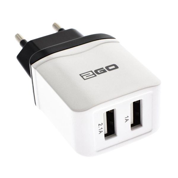 2GO 795999 2GO Usb Netz-LadegeräT 100V-240V - Weiss-image