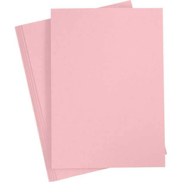 Creativ Company Cartone Rosso Chiaro A4 220G, 10 Pezzi.-image