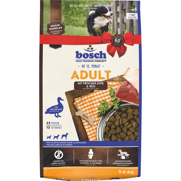Bosch 3Kg Adult Anatra & Riso-image