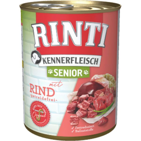 Rinti 800Gx12 Carne Gourmet Senior Manzo In Scatola-image