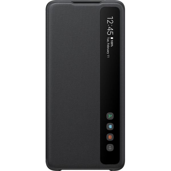 Samsung Clear View Cover Handy-HüLle FüR Samsung Galaxy S20 Ultra Schwarz-image