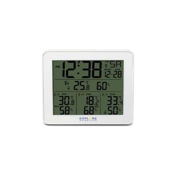 Explore Scientific WSH4003 Bianco Lcd Batteria-image