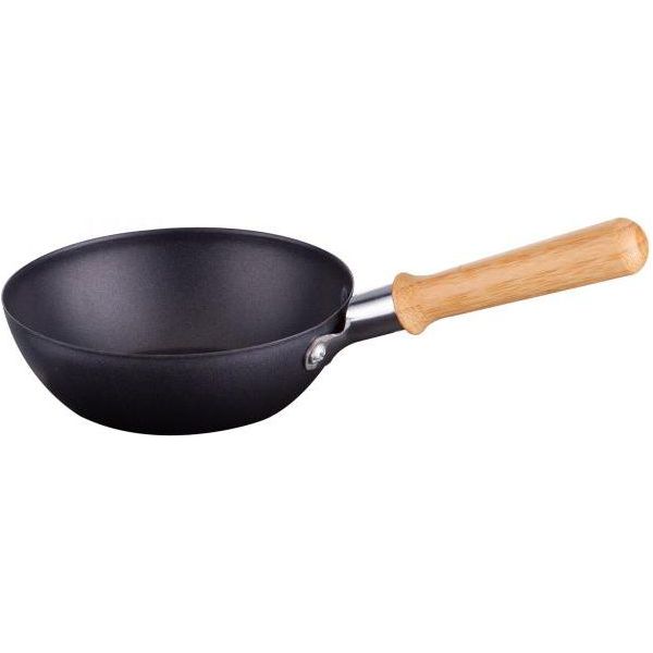 Padella Wok Universale Syntrox Per Grigliare Con Manico In Bambù-image