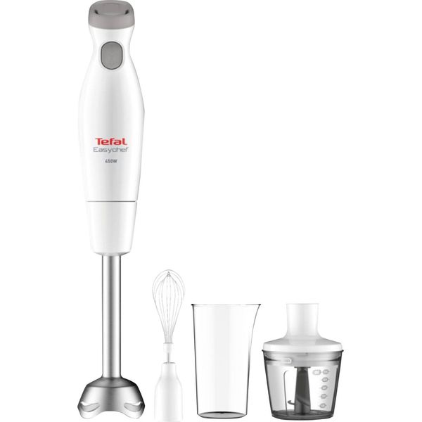 Tefal Frullatore Easychef HB453138 Frullatore A Mano 450 W Numero Di Velocità 2 Modalità Turbo Tritatutto Bianco-image
