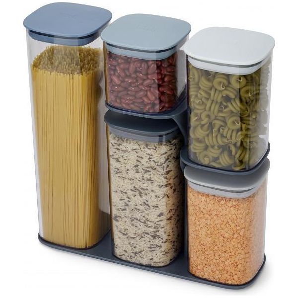 Pentola Con Supporto, Set Di 5, Blu - Joseph Joseph | Edizioni-image