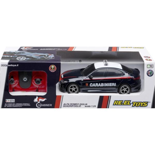 Re.El Toys Rc Auto Alfa Romeo Giulia Carabinieri 1:24-image