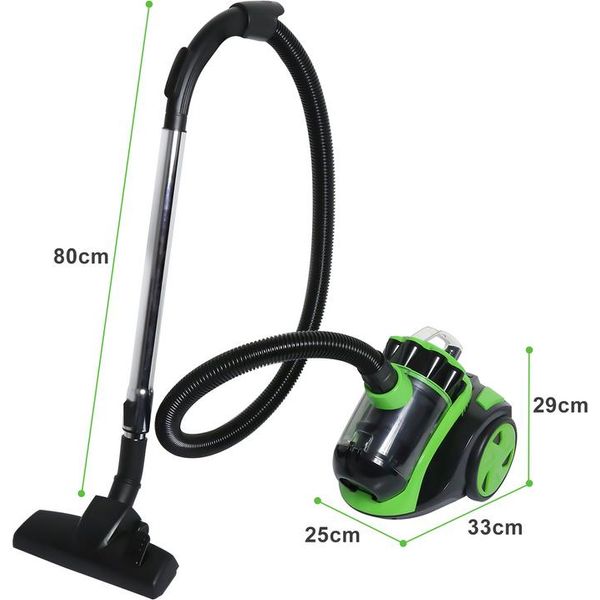 Wolketon Aspirapolvere Senza Sacco Aspiratore Ciclonico 3 Punte Filtro Hepa 3L 900W-image