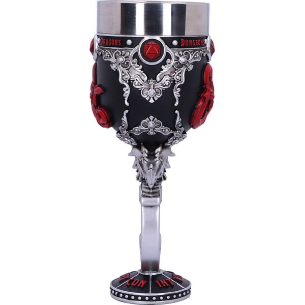 Goblet Z Logo Dungeons & Dragons – RęCznie Malowany Puchar 20,5 Cm-image