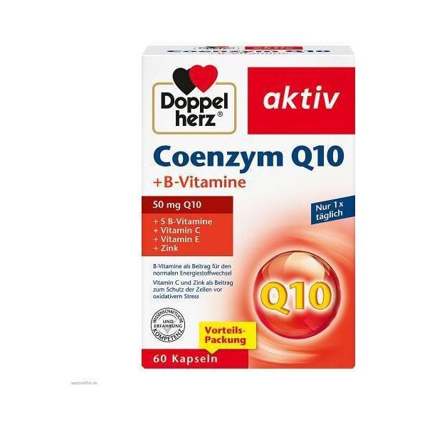 Doppio Cuore Coenzima Q10+B Capsule Di Vitamine 60 Capsule-image