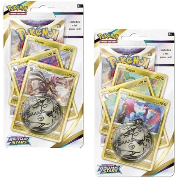 PokÉMon 85004 Pkm Spada E Scudo PokéMon - Stelle Brillanti Premium Checklane Blister-image