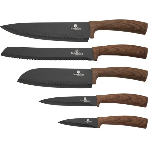 Berlinger Haus Set Di Coltelli Da 6 Pezzi Ebony Rosewood BH2530-image