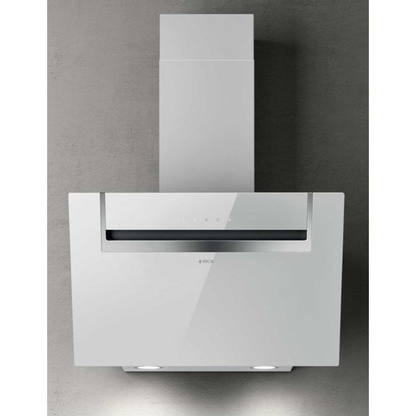 Cappa Decorativa Inclinata 60Cm 495M3/H Bianca Elica Prf0166930-image
