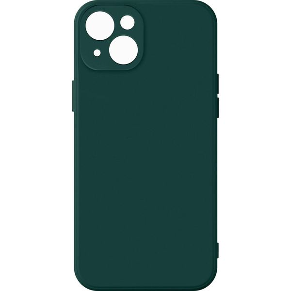 Custodia Semirigida In Silicone Per Apple Iphone 13 Mini, Soft Touch - Verde Scuro-image