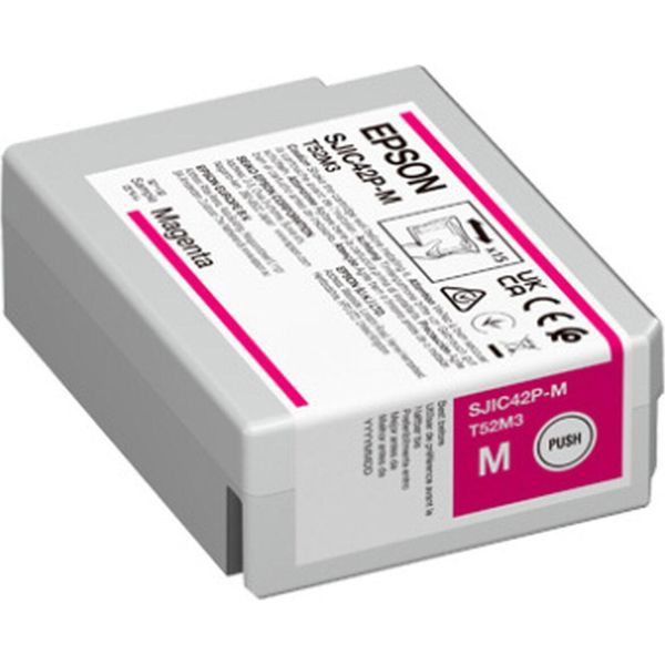 Epson SJIC42P-M - 50 Ml - Magenta - Originale - Cartuccia Di Inchiostro - Per Colorworks CW-C4000E (Bk), CW-C4000E (Mk) (C13T52M34)-image