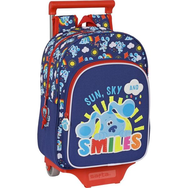 Zaino Scuola Con Ruote Blue's Clues Blu Navy (26 X 34 X 11 Cm)-image