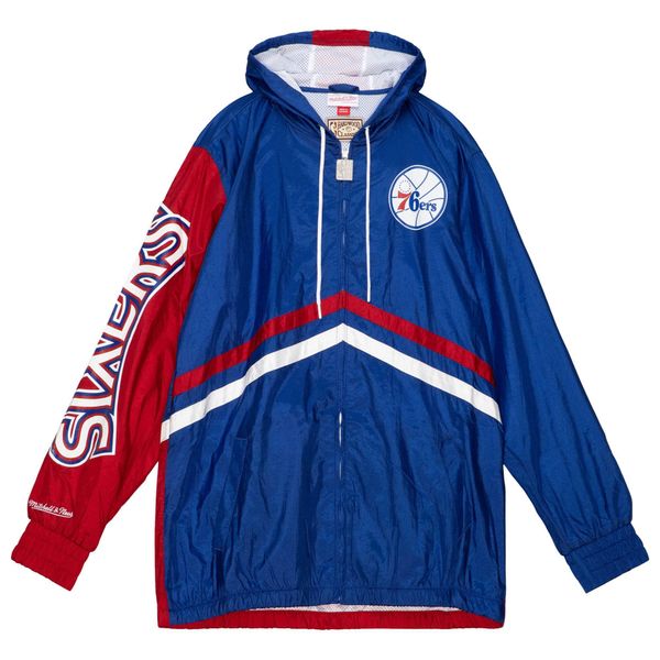 Giacca A Vento Mitchell & Ness - Philadelphia 76Ers - L-image
