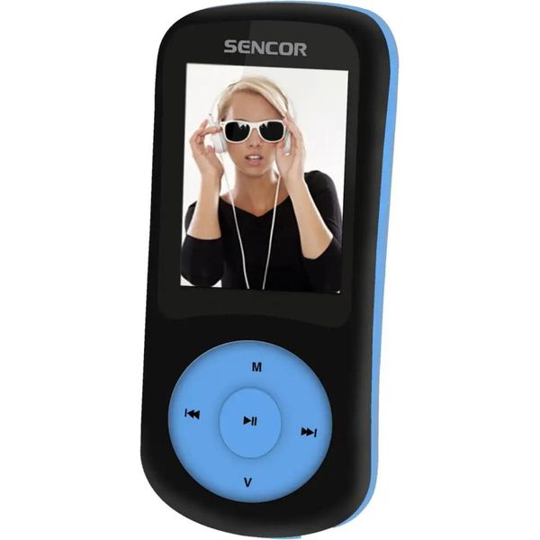 Sencor Sfp 5870 Bbu Lettore MP3/MP4 Lettore MP3 8 Gb Nero, Blu-image