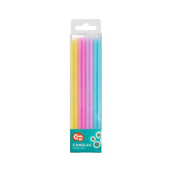 Candele Di Compleanno - Pastello - 14,5 Cm - 16 Pz-image