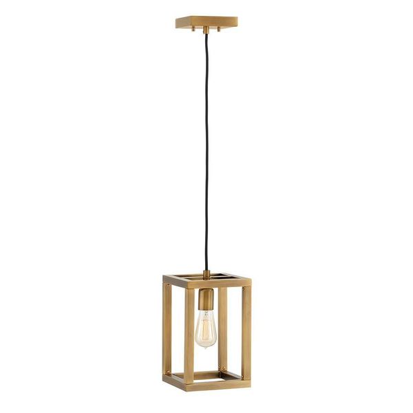 Ensemble Lampada A Sospensione In Bronzo Spazzolato 1Xe27 60W Quintiesse-image