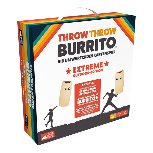 Asmodee EXKD0020 - Partyspiel - Lancia Burrito (Extreme Outdoor-Edition)-image