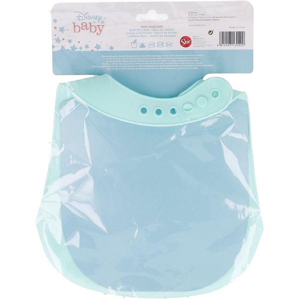 Bavaglino In Silicone Stor Con Tasca Frontale Sistema Di Chiusura Sicuro E Confortevole - Topolino (Disney Baby)-image