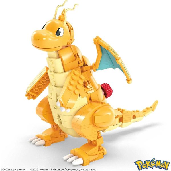 Mega Construx - Set Di Costruzioni PokéMon Dragonite - 387 Pezzi - Per Bambini Dagli 8 Anni In Su-image