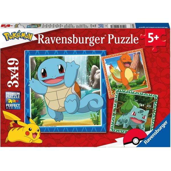 Puzzle Ravensburger 3X49 Pokemon 05586-image