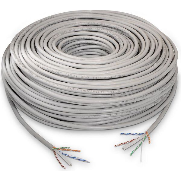 Aisens A135-0261 Bobina Di Cavo RJ45 Utp Cat.6/ 100M/Grigio A135-0261 Cat.6/ 100M/Grigio-image