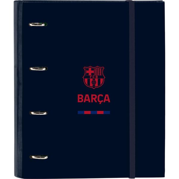 Raccoglitore Ad Anelli F.C. Barcelona Blu Navy (27 X 32 X 3,5 Cm)-image
