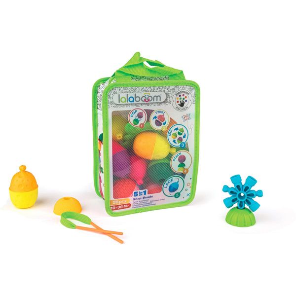 Perline E Accessori Per L'apprendimento Lalaboom - Set Di Giocattoli Da 28 Pezzi-image